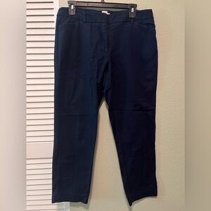 Roz & Ali Women's Dark Blue Dress Pants